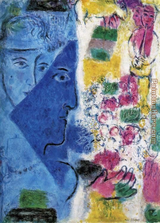 Marc Chagall The Blue Face